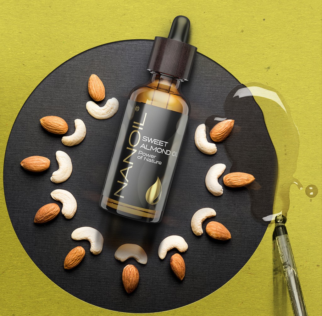 sweet almond oil nanoil for hair